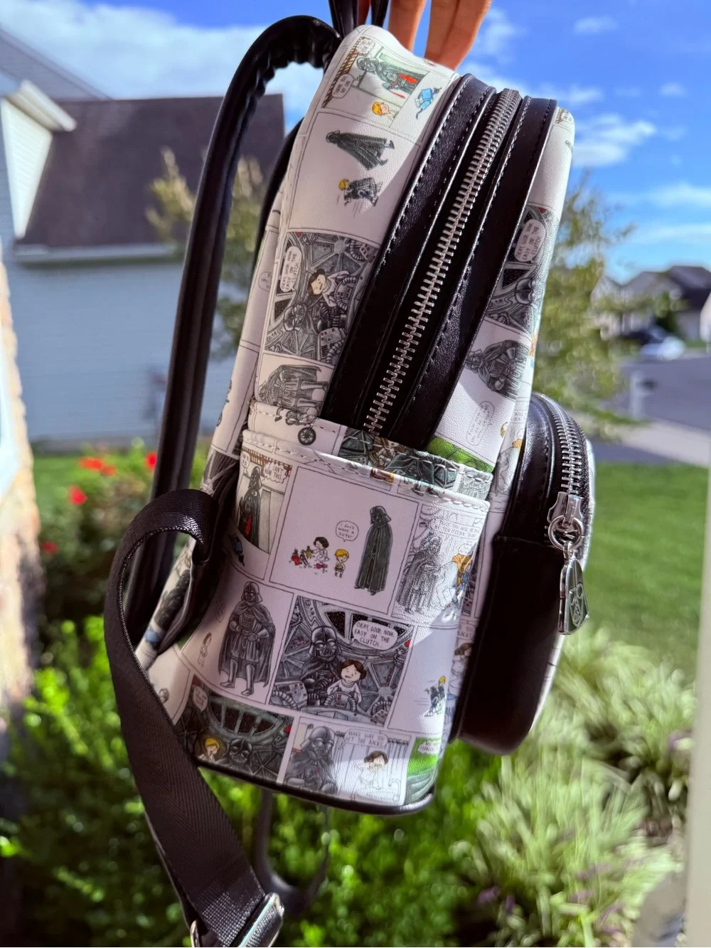 Loungefly Star Wars Darth Vader and Son Comic Mini Backpack Jeffrey Brown
